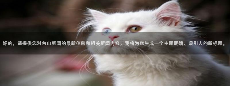 so米体育比赛直播：好的，请提供您对台山新闻的最新信息和相关新闻内容，我将为您生成一个主题明确、吸引人的新标题。