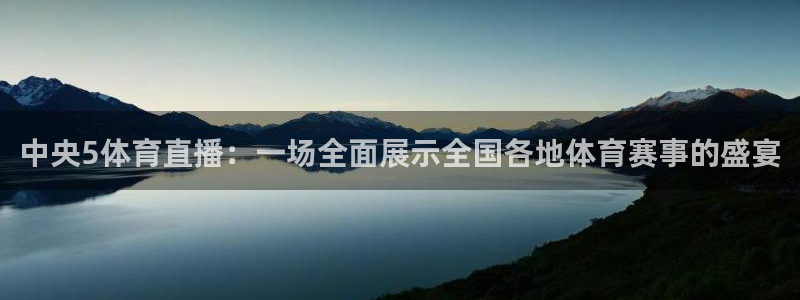 so米直播平台：中央5体育直播：一场全面展示全国各地体育赛事的盛宴